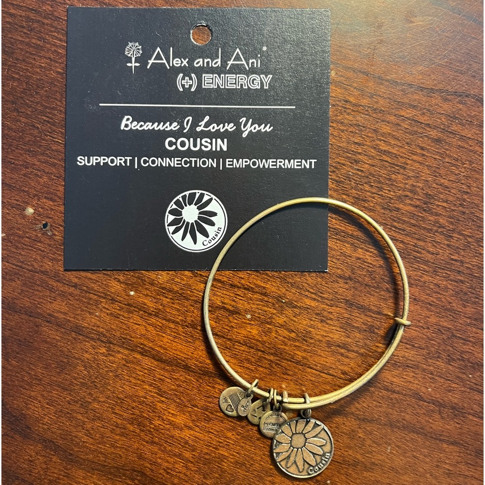 Alex and Ani gold cousin bracelet